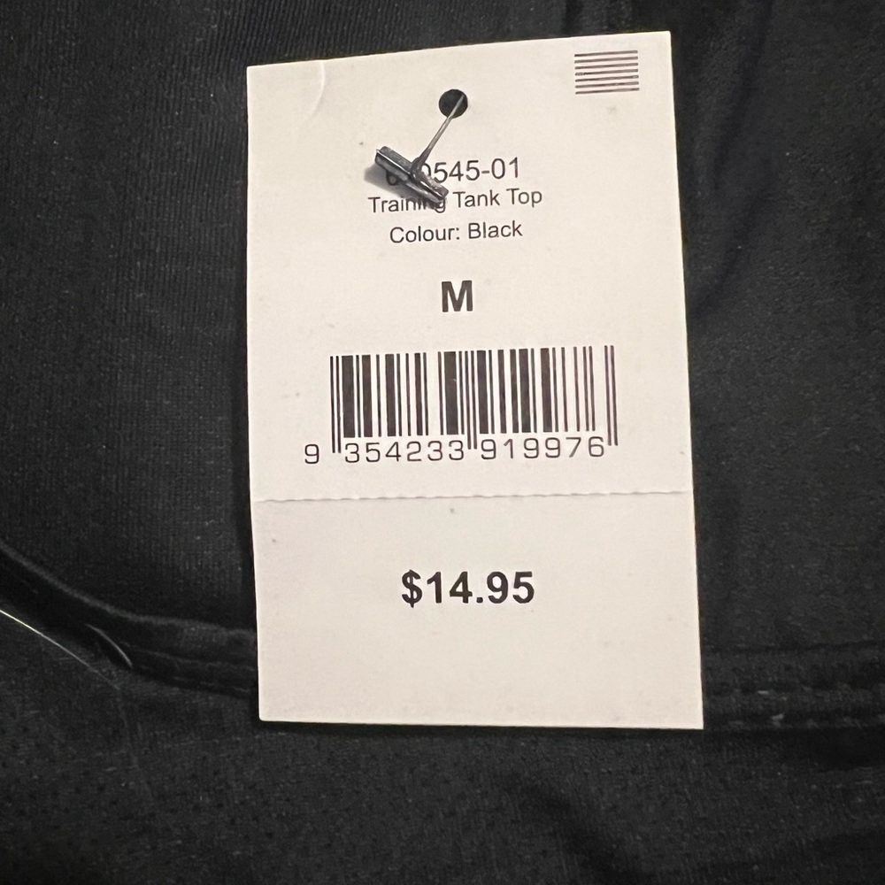 Training Tank Top Black